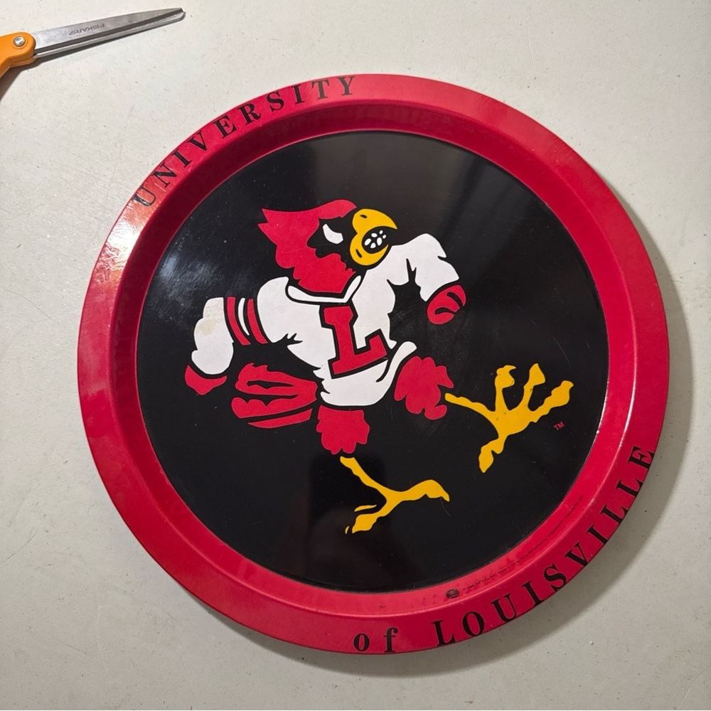 University of Louisville Cardinal Tray
